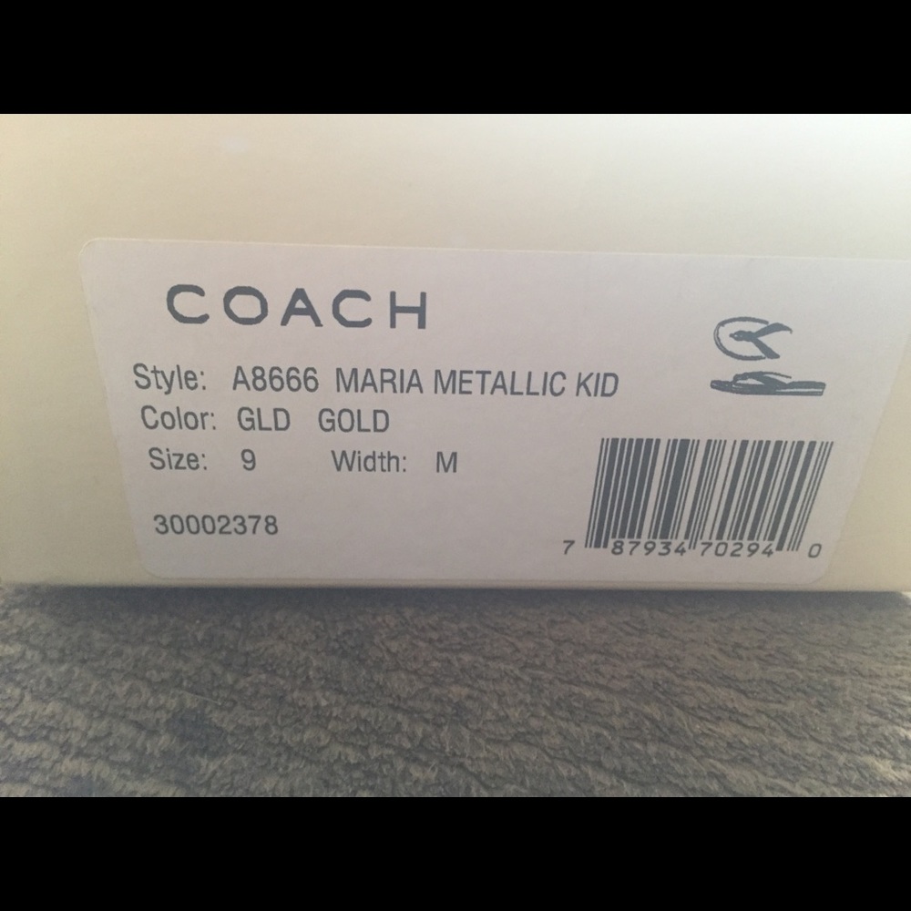 Authentic Coach Sandals